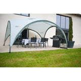Coleman event shelter xl paviljoen (lichtgrijs grijs, 4.5 x 4.5 m)