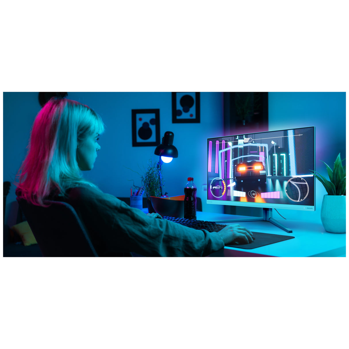 Philips evnia 6000 27m2n6501l 00 26.5 gaming monitor (wit, 2x hdmi, displayport, 2x usb-a, usb-b, 240 hz)