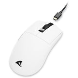 Sharkoon fireglider one gaming muis (wit, 400 - 12.000 dpi, 2.4 ghz usb)