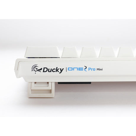 Ducky one 2 pro mini white classic rgb mechanisch gaming toetsenbord (wit, us lay-out (qwerty), cherry mx red, 60%, rgb led, double-shot pbt, quack mechanics)