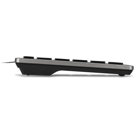 Kensington kb515 eq usb-c usb-a wired keyboard (grijs, us-international lay-out (qwerty), scissor switches, 100%)