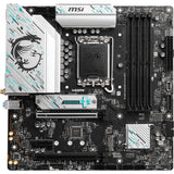 Msi b760m gaming plus wifi socket 1700 moederbord (zwart zilver, raid, 2.5 gb-lan, wi-fi 6e, bt, sound, µatx)