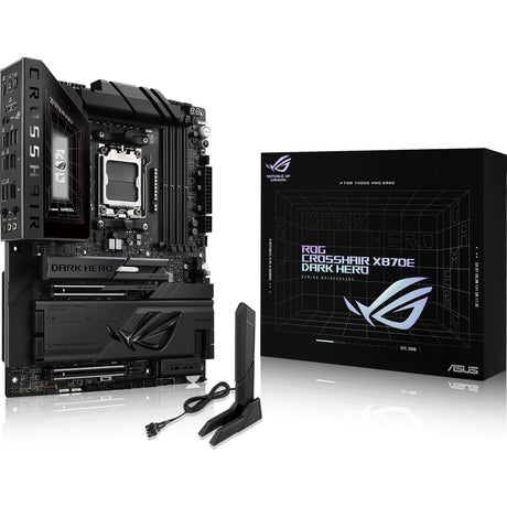 Asus rog crosshair x870e dark hero socket am5 moederbord (raid, 10gb-lan, 5gb-lan, wi-fi 7, bt, sound, atx)