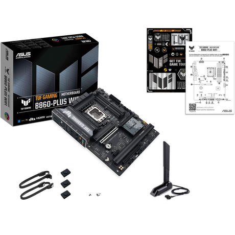 Asus tuf gaming b860-plus wifi socket 1851 moederbord (2.5 gb-lan, wi-fi 7, bt, sound, atx)