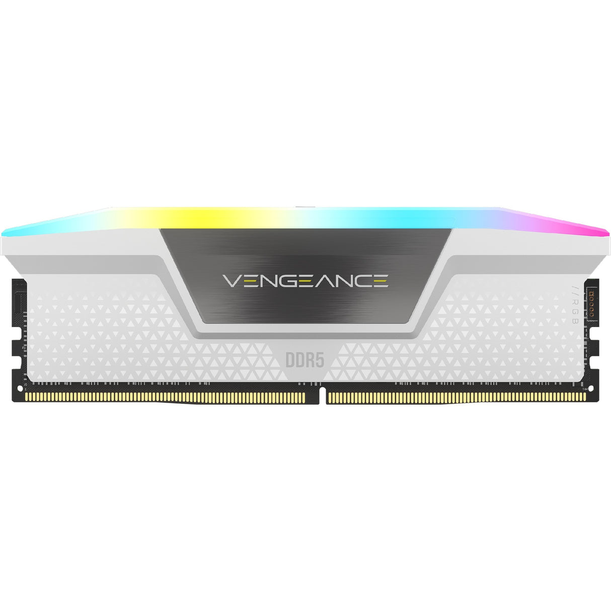 Corsair vengeance rgb 32 gb ddr5-6400 (2x 16 gb) werkgeheugen (wit, cmh32gx5m2b6400c36w, xmp 3.0)