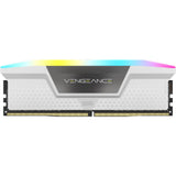 Corsair vengeance rgb 32 gb ddr5-6400 (2x 16 gb) werkgeheugen (wit, cmh32gx5m2b6400c36w, xmp 3.0)