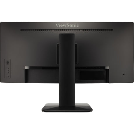 Viewsonic uwqhd curved docking monitor met kvm-switch vg3419c 34 ultrawide (zwart (mat), 1x hdmi, 1x displayport, usb-a, usb-b, usb-c, lan, audio)