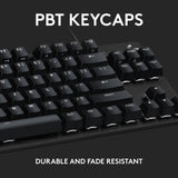 Logitech g413 tkl se mechanisch gaming toetsenbord (zwart, us-international lay-out (qwerty), gl tactile, 80% (tkl))