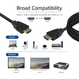 Act connectivity 2 meter hdmi 8k ultra high speed kabel v2.1 hdmi-a male - hdmi-a male (zwart)