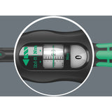 Wera click-torque c4 draaimomentsleutel met omschakelratel (zwart groen, 60-300nm, uitgang 1 2 )