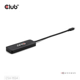 Club 3d usb-c naar 3x hdmi hub (zwart)