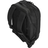 Targus 15.6” ecosmart mobile tech traveler rolling backpack trolley (zwart)