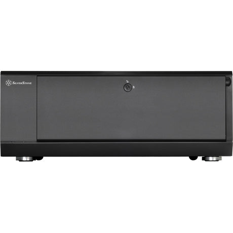 Silverstone sst-gd10b htpc behuizing (zwart | 2x usb-a)
