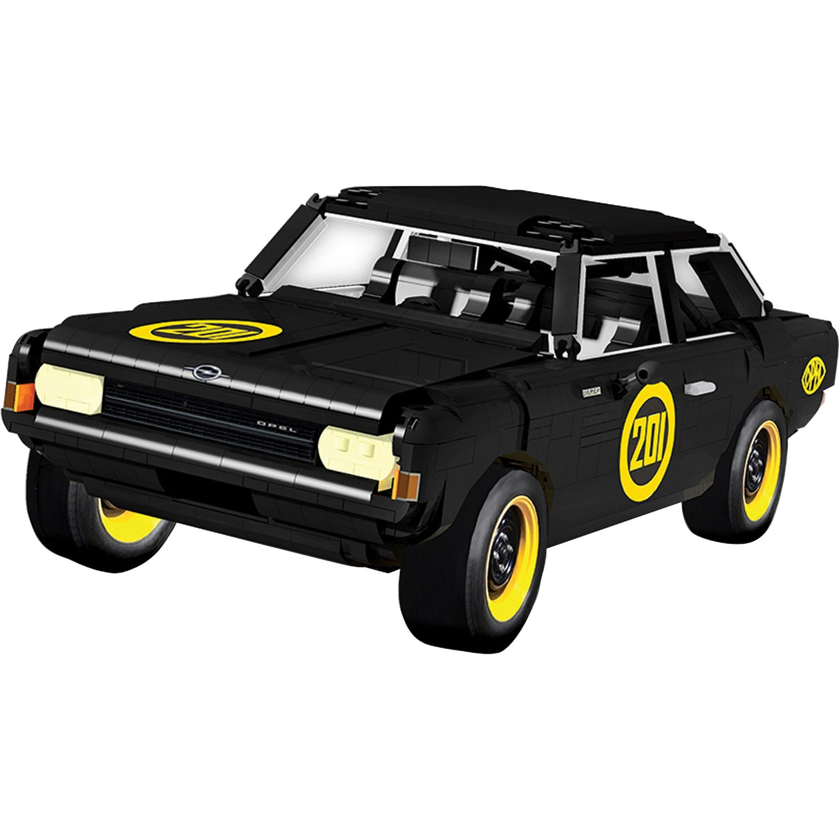 Cobi opel rekord c schwarze witwe constructiespeelgoed