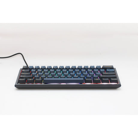 Ducky one 3 pro mini rgb mechanisch gaming toetsenbord (zwart, us lay-out (qwerty), cherry mx2a brown, 60%, rgb led, double-shot pbt, quack mechanics, hot swap)