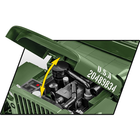 Cobi historical collection - willys mb medical constructiespeelgoed (schaal 1:12)