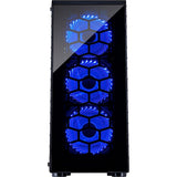 Inter-tech cxc2 midi tower behuizing (zwart | 3x usb-a | window)