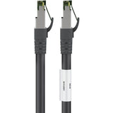 Goobay cat.8.1 netwerkkabel (zwart, 0,5 meter, s ftp (pimf), rj-45)
