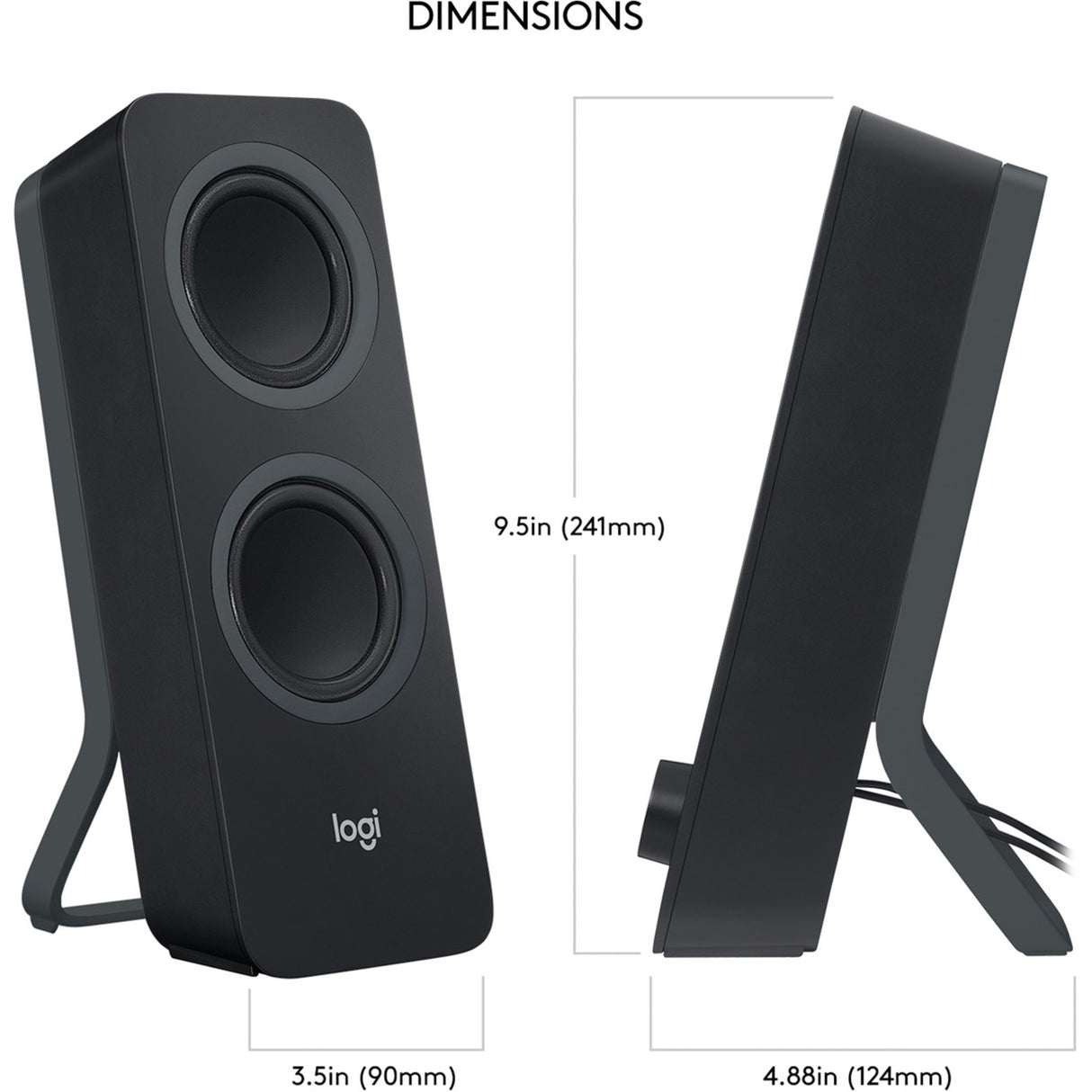 Logitech z207 pc-luidspreker (zwart)