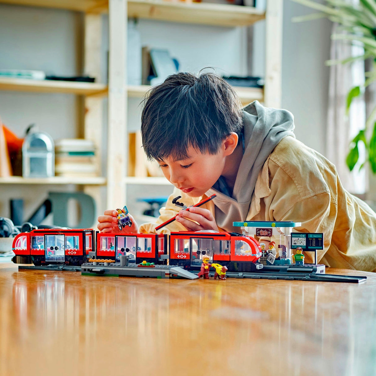Lego city stadstram en station - 60423