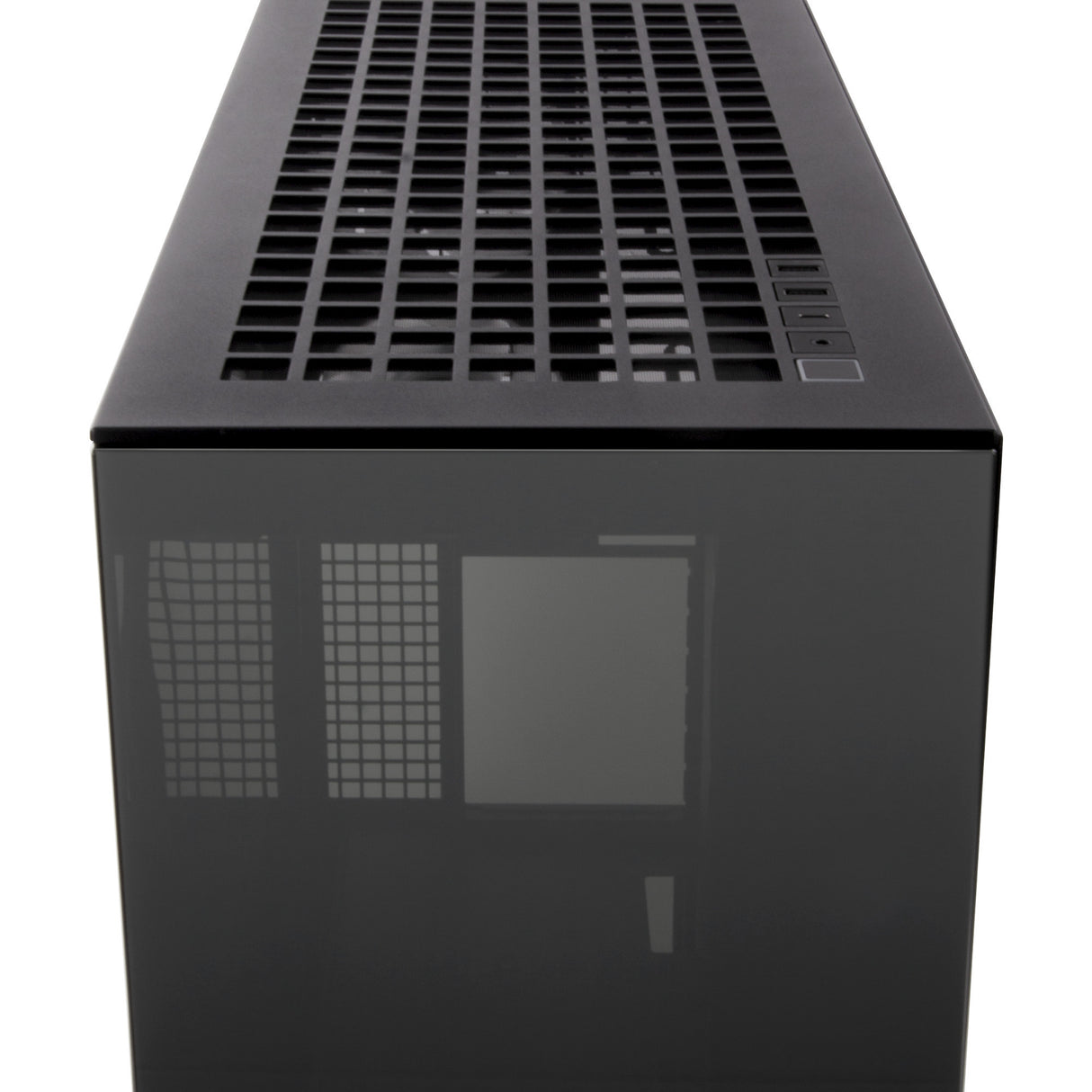 Arctic xtender vg midi tower behuizing (zwart (mat) | 2x usb-a | 1x usb-c | rgb | tempered glass)