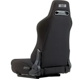 Next level racing ers3 elite reclining seat - fabric simaero mesh edition racestoel (zwart)