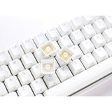 Ducky one 2 pro mini white classic rgb mechanisch gaming toetsenbord (wit, us lay-out (qwerty), cherry mx red, 60%, rgb led, double-shot pbt, quack mechanics)