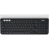 Logitech k780 multi device draadloos toetsenbord (eu lay-out (qwerty), bluetooth)