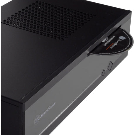 Silverstone milo ml05b htpc behuizing (zwart | 2x usb-a)