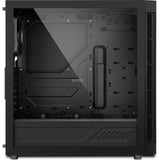 Sharkoon tg6 rgb midi tower behuizing (zwart | 4x usb-a | rgb | tempered glass)