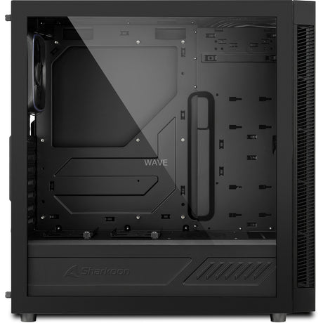 Sharkoon tg6 rgb midi tower behuizing (zwart | 4x usb-a | rgb | tempered glass)