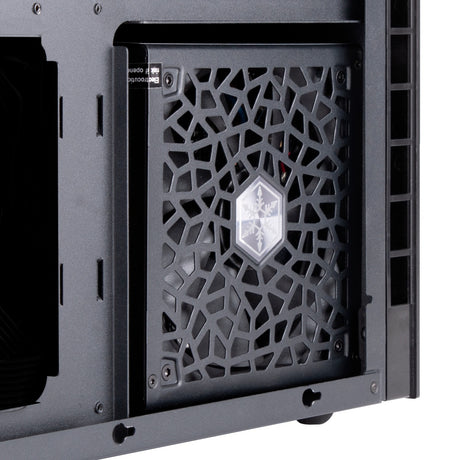 Silverstone sugo 17 mini tower behuizing (zwart | 2x usb-a | 1x usb-c)