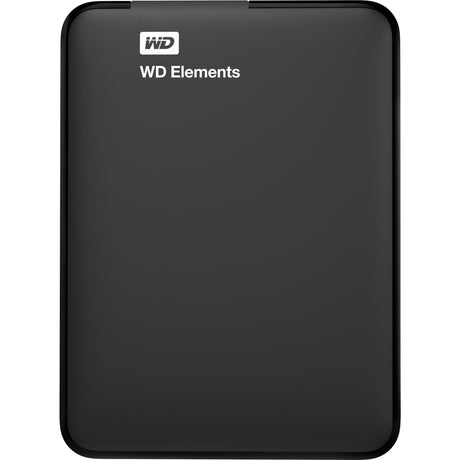 Wd elements portable 1 tb externe harde schijf (zwart, buzg0010bbk-wesn, micro-usb-b 3.2 (5 gbit s))