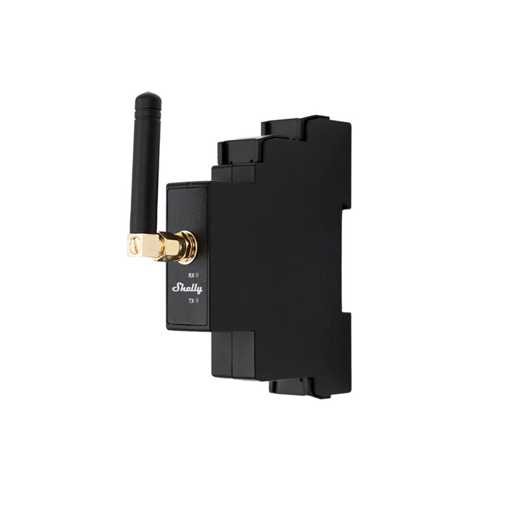 Shelly pro lora add-on uitbreidingsmodule (zwart)