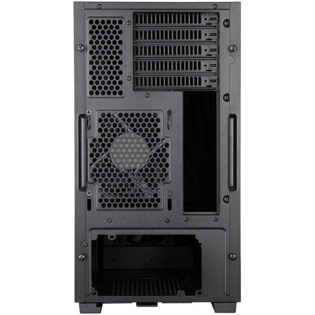 Silverstone cs382 mini tower behuizing (zwart | 2x usb-a | 1x usb-c)