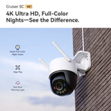 Imou cruiser sc 4k beveiligingscamera (wit, 8 mp (3840x2160), poe, wifi 6)