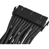 Silverstone 24-pin atx verlengkabel (zwart, 30 centimeter, pp07-mbb)