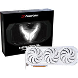 Powercolor radeon rx 9070 xt red devil spectral white 16gb gddr6 grafische kaart (wit, rdna4, gddr6, 3x displayport, 1x hdmi)