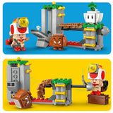 Lego super mario 72040 toad-baas kampeerplaats