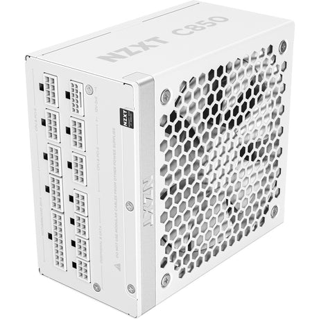 Nzxt c850 gold atx 3.1 modulaire 850 watt voeding (wit, 1x 12v-2x6, 3x pcie)
