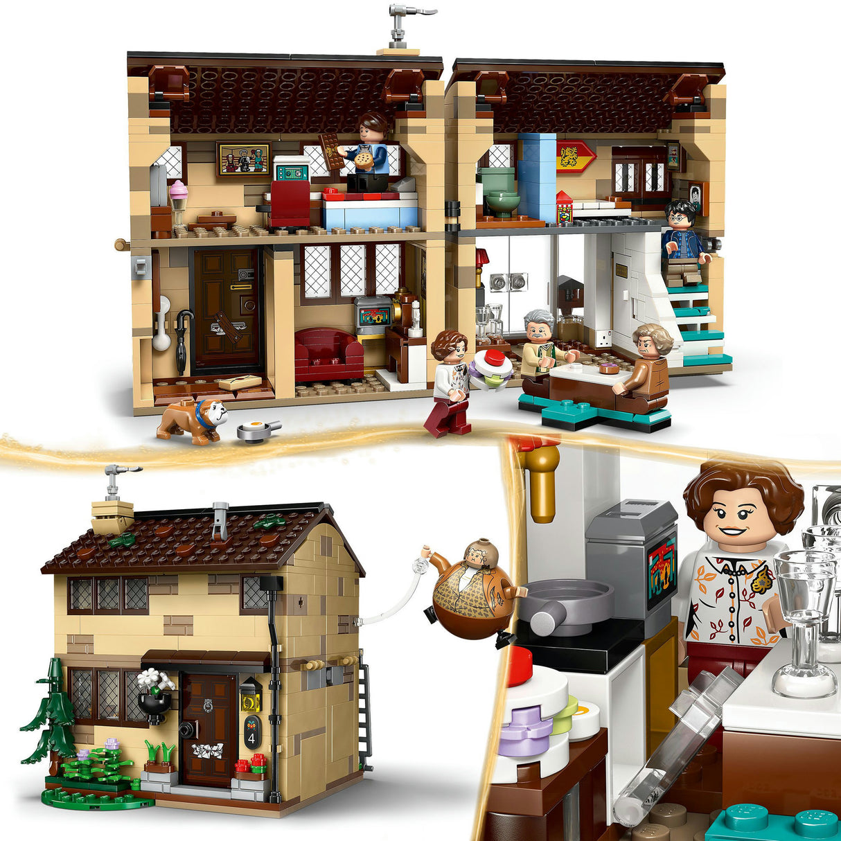 Lego harry potter ligusterlaan: bezoek van tante margot bouwpakket - 76451