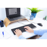 Trust primo keyboard mouse set, desktopset (zwart, us lay-out, membraan)