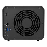 Terramaster f4-425 nas (zwart, 1x 2.5gbe, hdmi, usb)