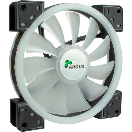 Inter-tech argus rs-141 rgb case fan (zwart, 140 x 140 x 25 mm, pwm)