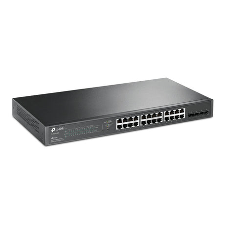 Tp-link omada sg2428p jetstream 28-poorts gigabit smart-switch (zwart, 24x poe+)