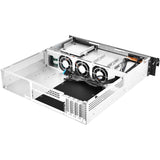 Silverstone rm21-308 rack behuizing (zwart | 1x usb-a 2.0 | 1x usb-a 3.2 (5 gbit s))