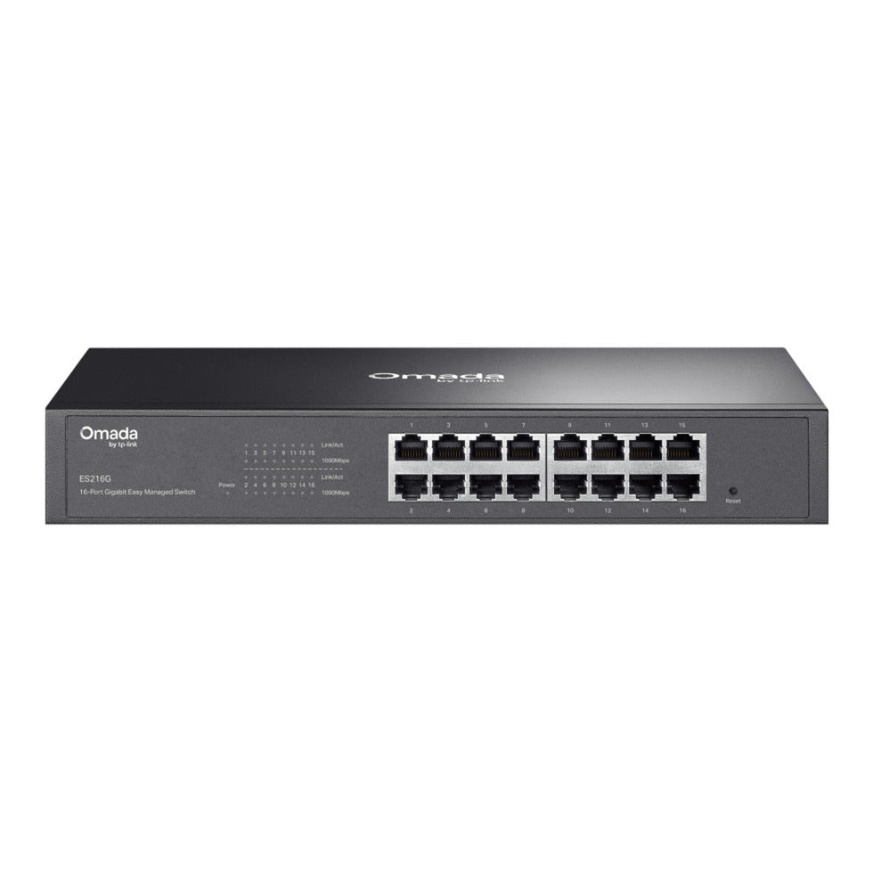 Tp-link omada es216g switch (zwart)