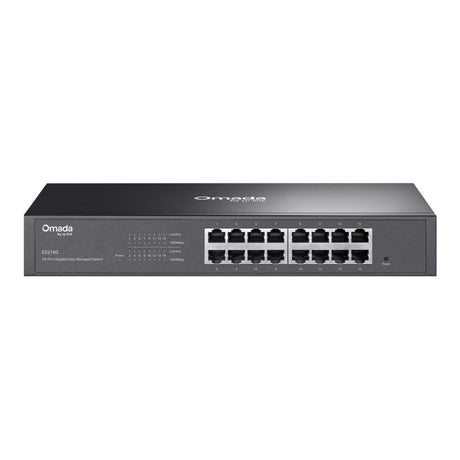 Tp-link omada es216g switch (zwart)