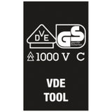 Wera kraftform kompakt vde 16 extra slim 1 tool finder schroevendraaier (rood geel, 16‑delig)