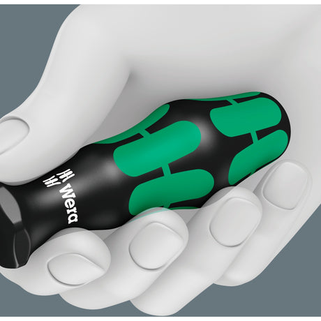 Wera 367 6 torx hf-schroevendraaierset kraftform plus + rek (zwart groen, 6‑delig)